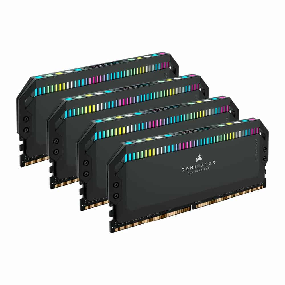 Corsair DOMINATOR Platinum RGB Black 64GB 6600MHz DDR5 Memory Kit